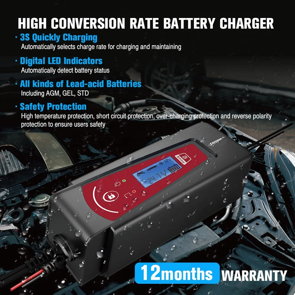  Новый стиль автоматический 12v автомобильный 2a 4a свинцово-кислотный