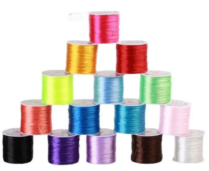 Weitian WT Customizable 100% Nylon Crystal Thread Beading Sewing Yarn Knitting Crochet High Tenacity Colorful Filament Dyed