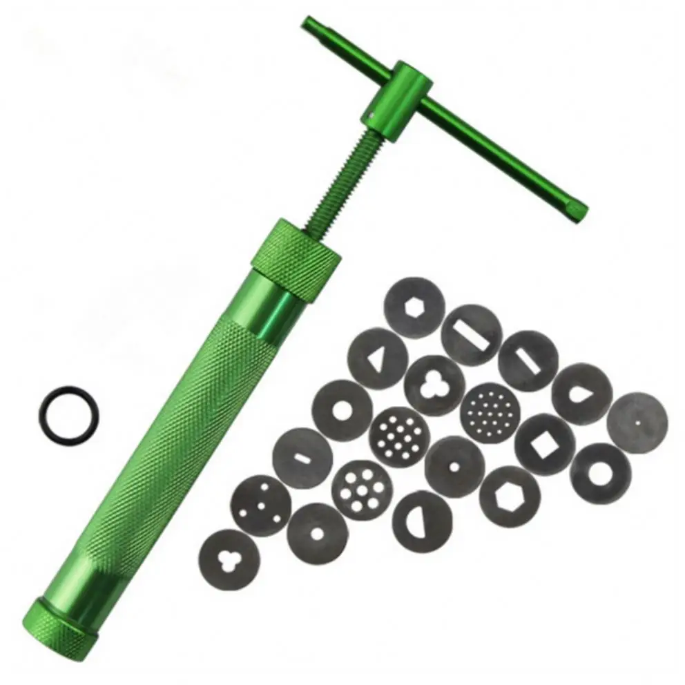 Useful Extruders Sculpture Gun Clay Sugar Paste Extruder Fondant Cake Sculpture Polymer Gun Tool