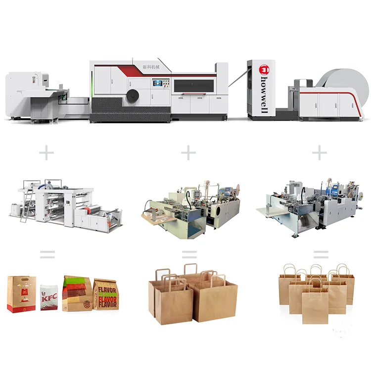 automatic standing pouch making machine zipper bag making machine laminated paper food bag making machine