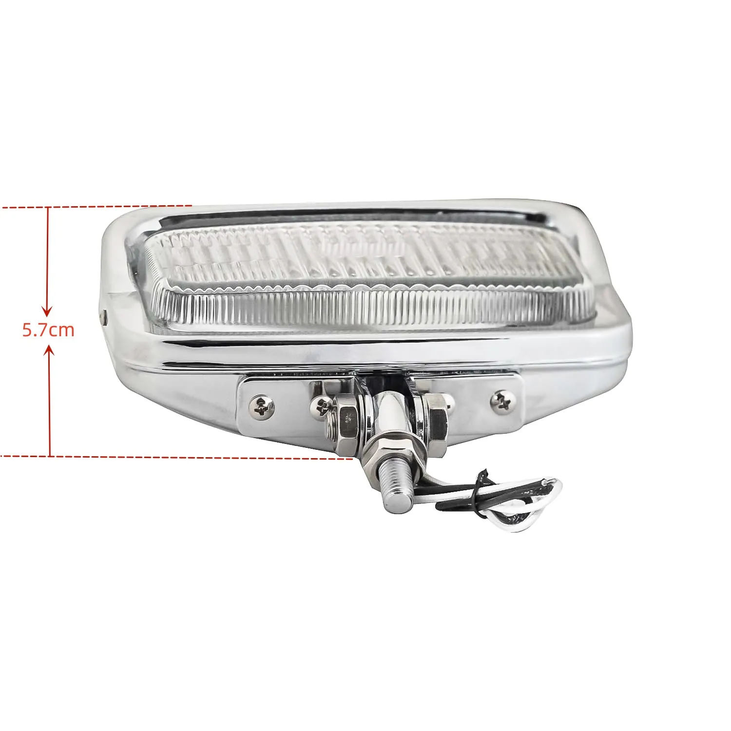 Rectangle Motorcycle Headlight Assembly For Touring Cafe Racer Chopper Bobber