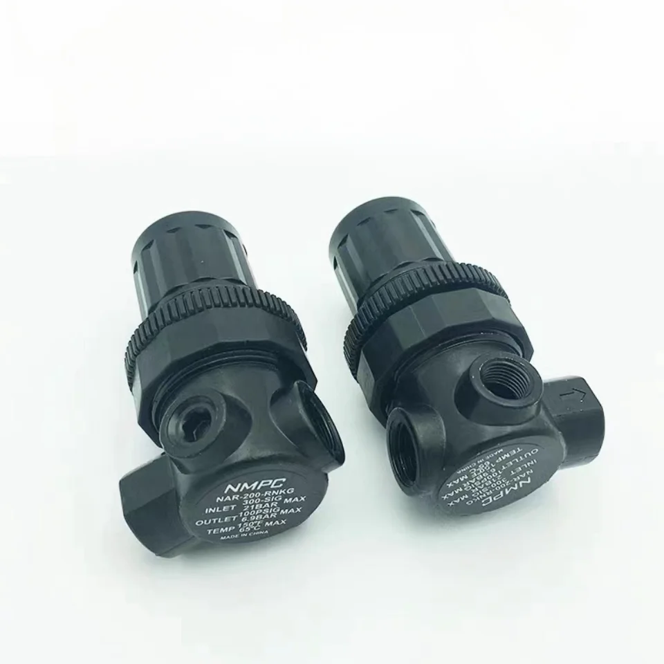 Factory price NAR 200 low pressure micro pressure regulator R07 G1/4 tubular fluid air pressure regulator