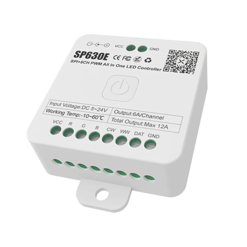 SP630E SPI + 5CH PWM все в одном светодиодный контроллер