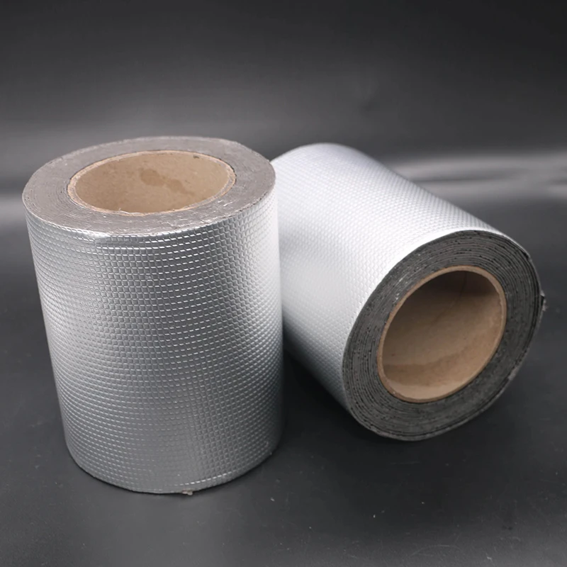 Butyl Repair Tape Super Waterproof Butyl Rubber Aluminium Foil Tape Strong Adhesive