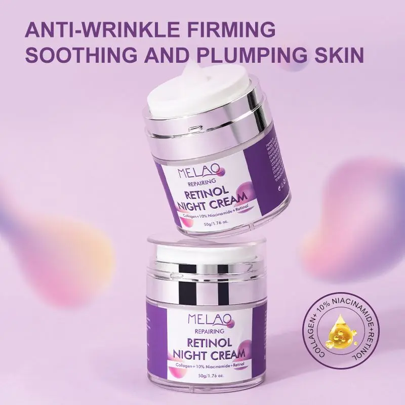 OEM/ODM MELAO Retinol Advanced Moisture Cream for Face, Body, & Hands, Anti Aging Skin Whitening Collagen Face Cream