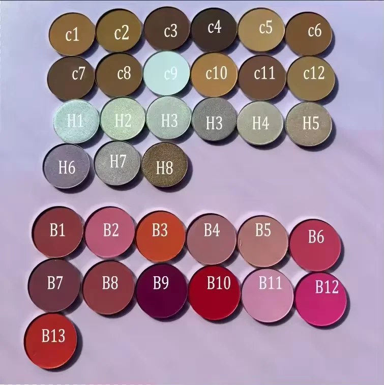 Vegan Pigmented Mini Eyeshadow Palette Make up Nude Eye Shadow Pallets Customize