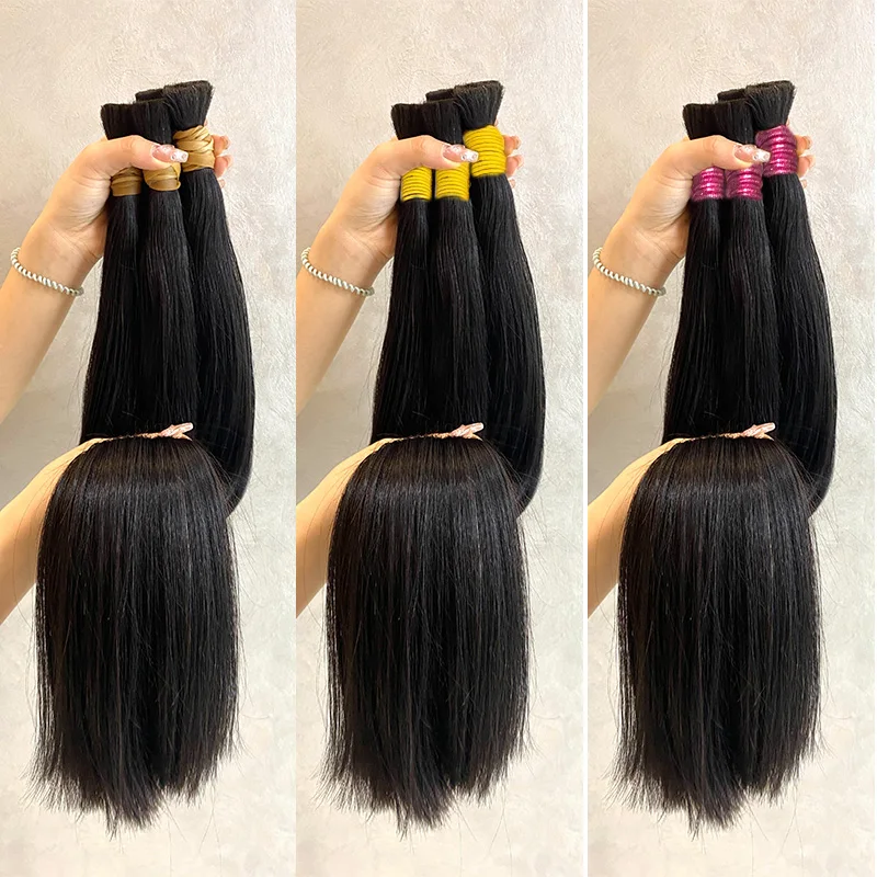 Ruyihair натуральные волосы объемный пучок Cabello Humano человеческие 100% необработанные для наращивания