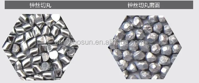 Zinc pellets 0.6mm for shot blasting