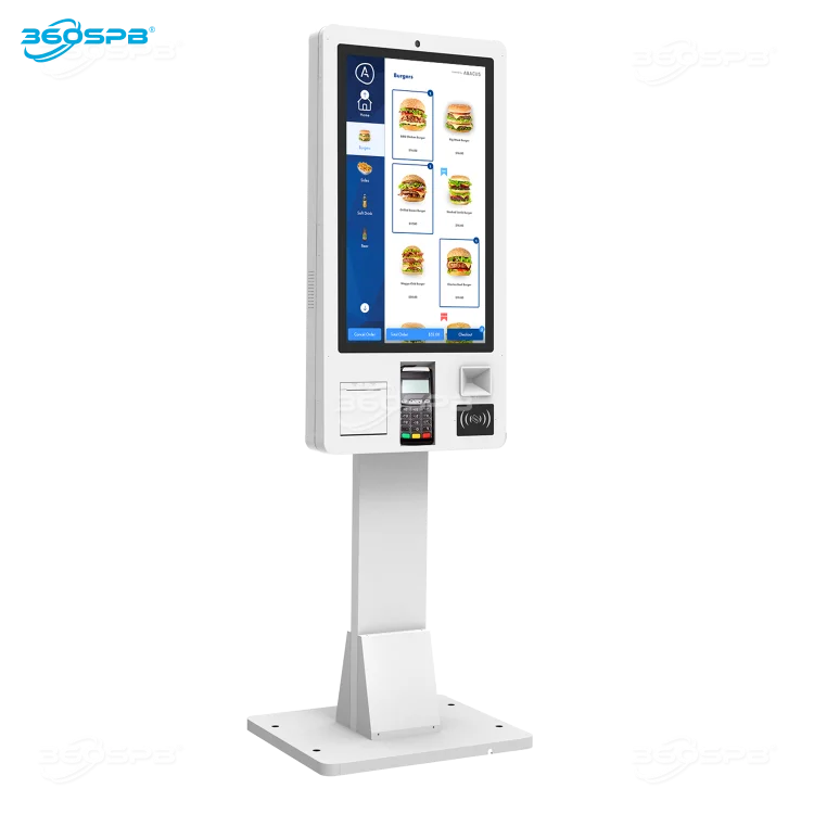 360SPB SFP32C 32 inch touch screen supermarket self-checkout automatic payment terminal kiosk