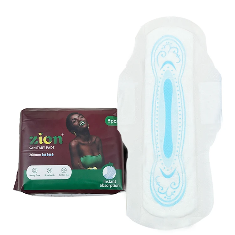 Low Price Super Absorbency Lady Sanitary Napkins Without Anion Chip, mesh top sheet sanitary napkin