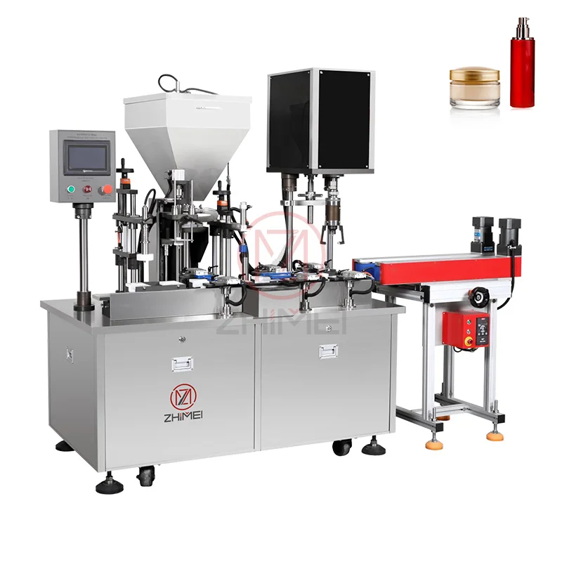 High accuracy viscous lotion bottle cosmetic filler water filling machine for paste liquid