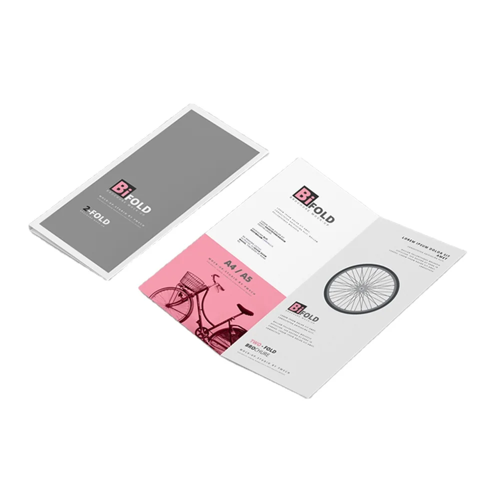 Custom Premium Coated Paper Logo Printing Folding Flyer Catalogue Pamphlet Brochure Booklet Instruction Manual Leaflet Printing