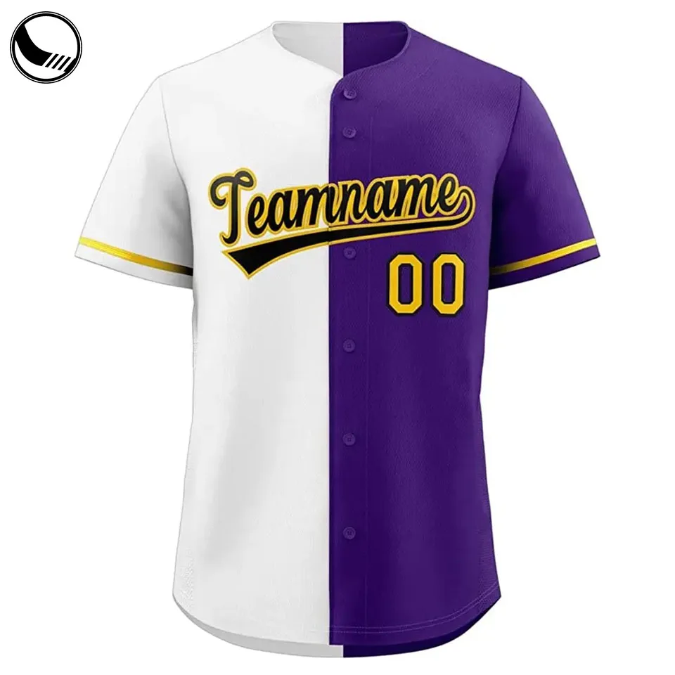 BETHERIVAL sewing pattern v neck custom baseball jerseys sublimation