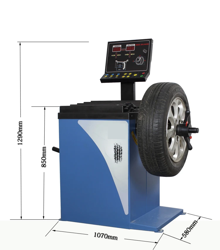 New style automatic heavy car computer machine self balancing wheel balancer industry in china
