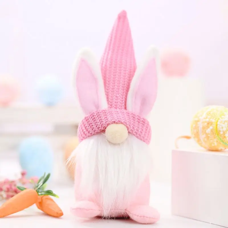 New arrivals Plush Bunny Faceless gnome dolls Easter Gift holiday Party Decorations Table Ornament Easter Rabbit Doll Gnomes