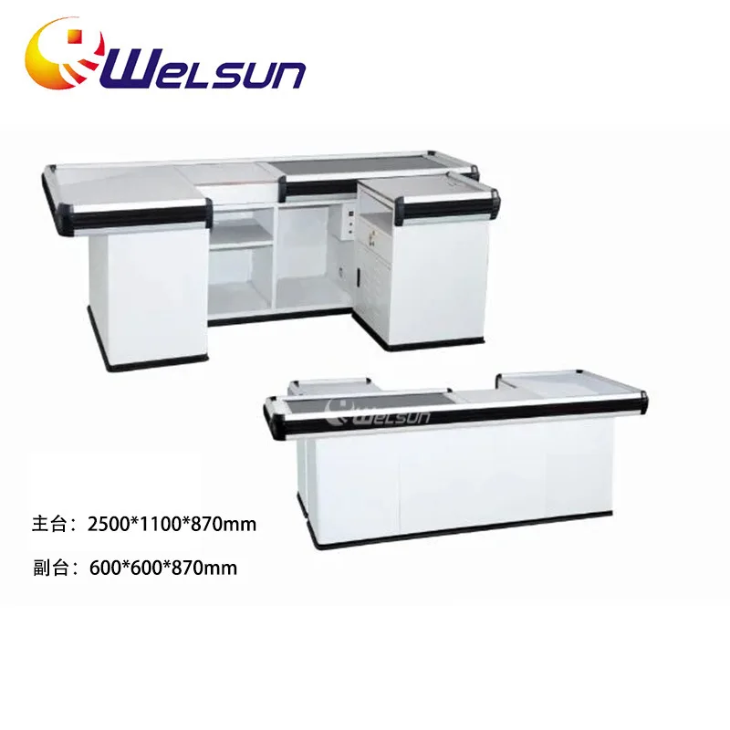 Multifunctional supermarket electric cashier iron convenience store corner cashier pharmacy cashier checkout counter