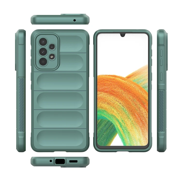 Magic Shield Shockproof TPU Soft Case For Samsung Galaxy S22 Ultra A13 4G 5G A53 A73 A33 A23 Silicone Gel Fabric Cloth Cover