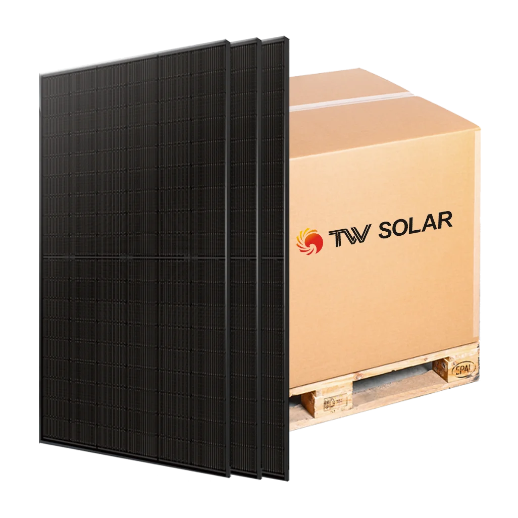 Горячая Распродажа TW Солнечная 395W 400W 405W 410W 415W полная черная рамка солнечная панель tw 405w TWMPD-54H395-415W