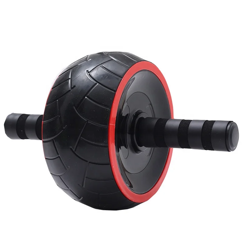 Single AB wheel Bodybuilding Muscle Exercise  Non- rebound tire skin belly wheel