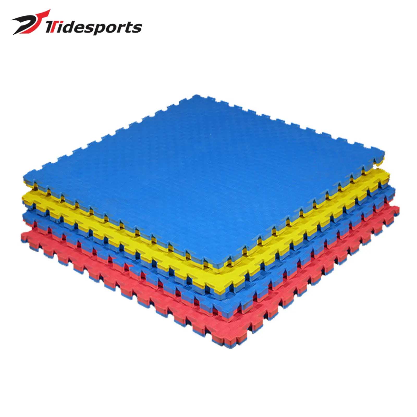 100cmx100cmx2.0cm Factory Wholesale Interlocking Eva Foam Martial Arts Tatami Floor Mat for Taekwondo Karate Martial Arts