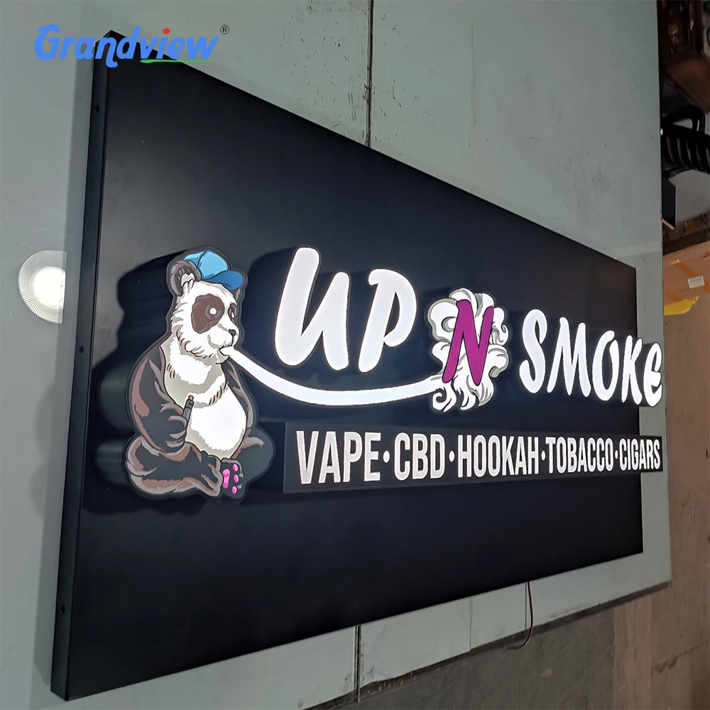 Custom Business Signs LED Signage Letters LED 3D acrylic sign for Company brand logo outdoor store sign