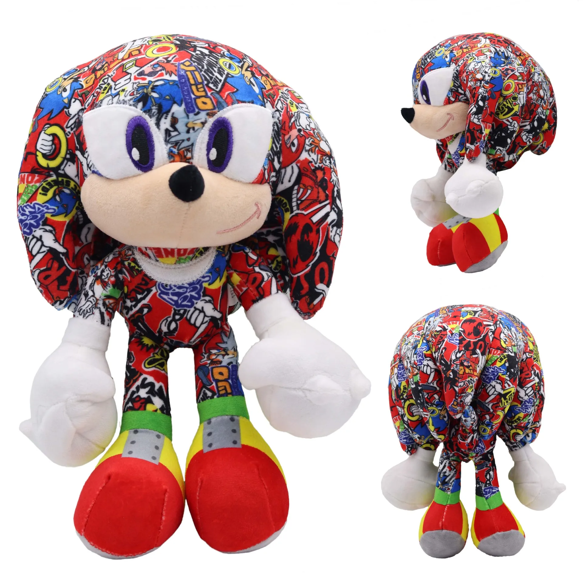 Wholesale High Quality 30cm Super Sonic Plush Toy Stuffed Sonic Plush Doll For Kids Gift
