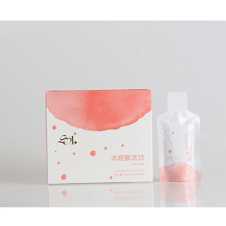 
Chinese Supplier OEM Skin Whitening Anti-aging Beauty Drink Collagen Supplement Drink 
