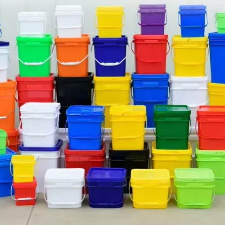 food grade factory wholesale 2L 5L 10L 20L 25L 5 gallon heavy duty white oil paint wash pp barrel plastic bucket with lid handle