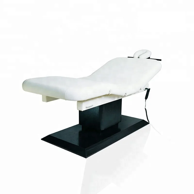 Top Beauty Salon Furniture Electric Lift Cosmetic Bed Massage Table Facial Chair with CE