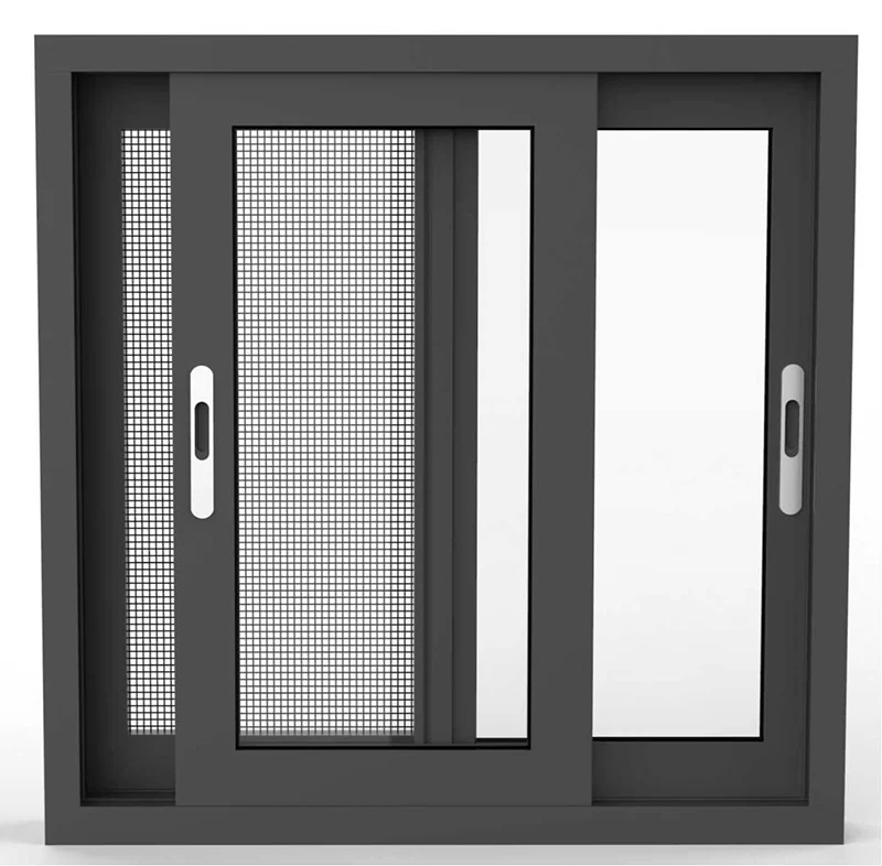D-TOP 2023 automatic windows and doors sliding window with inside grill aluminum glass sliding Window for home