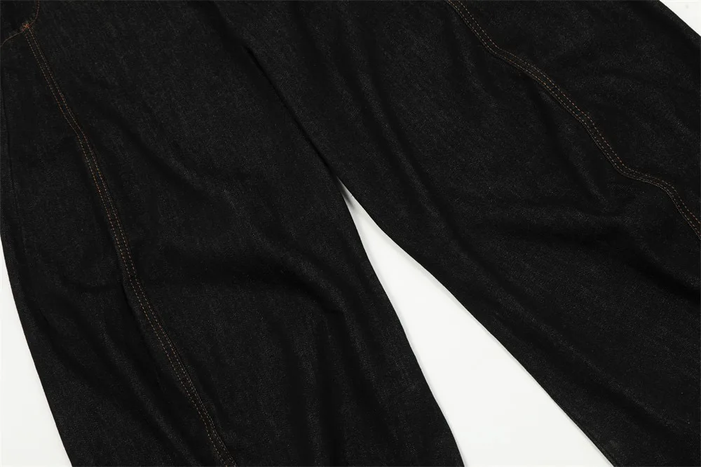 High Quality Vintage Custom Manufacturer Cotton Heavy Baggy Italian Raw Wide Leg Japanese Selvedge Bootcut Denim Jeans Men