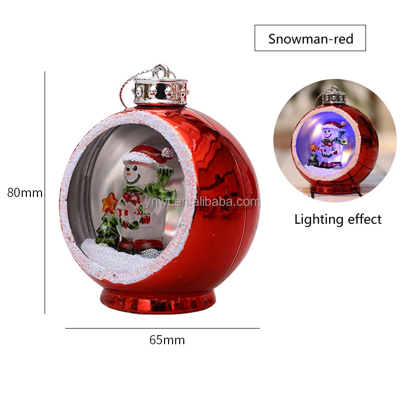 Wholesale Santa Claus Father Christmas glass Christmas ornament Christmas Glass Flat Ball