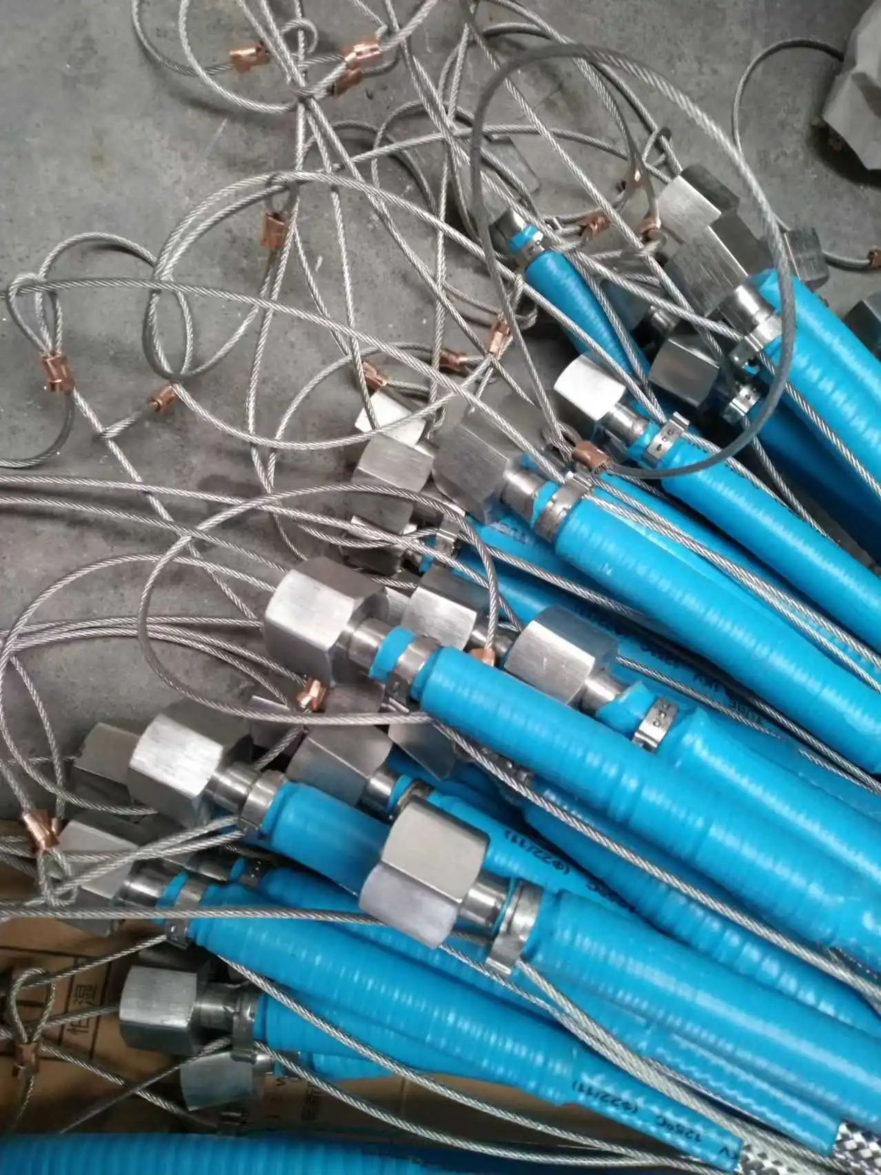 30MPA high pressure Gas filling hose flexible filling hose with lines female thread G5/8
