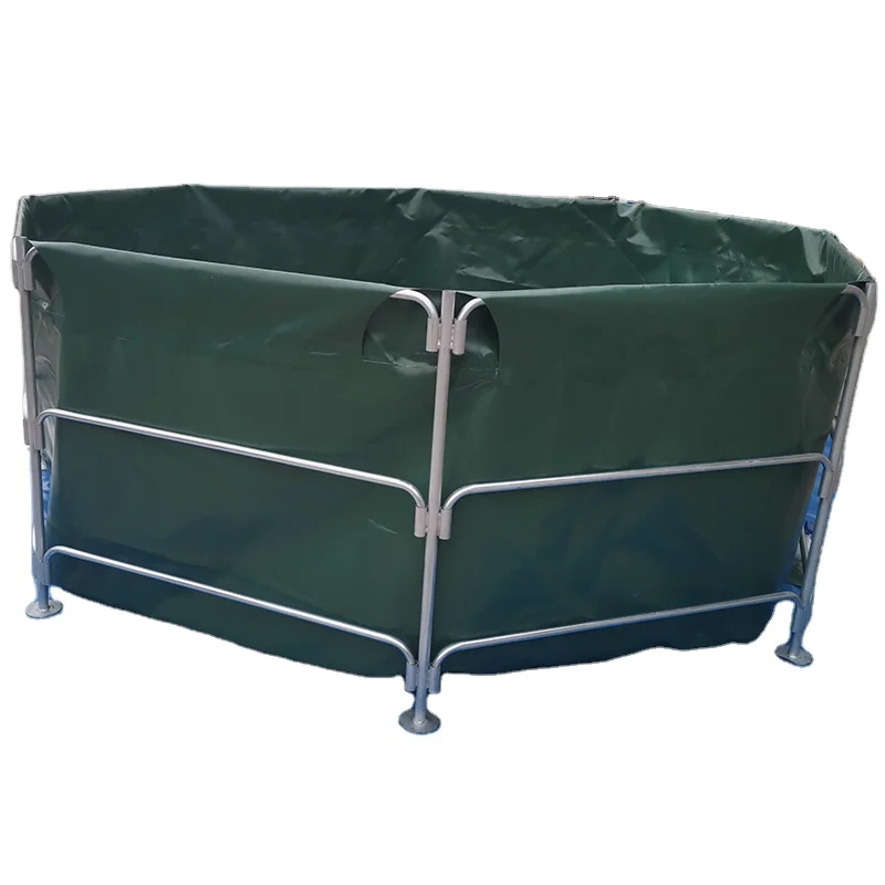 Round Fish Farming Aquaculture Tank Biofloc Tank Plastic Fish Farming Pond