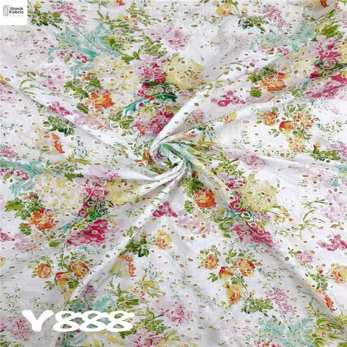 Новый дизайн, высокое качество, хит продаж, плоская хлопковая вышивка, есть в наличии, ткань для платья