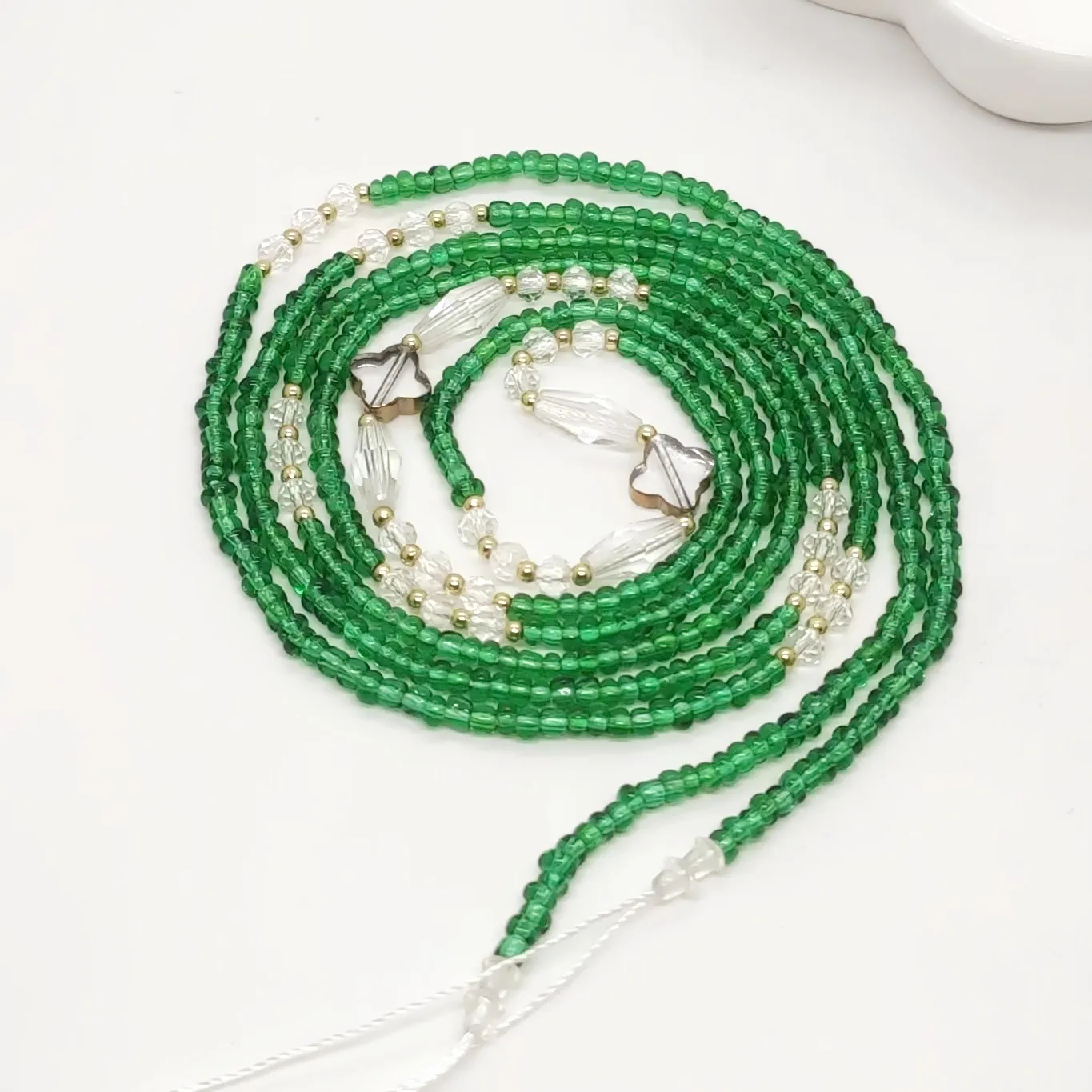 Colorful Lace-Up Crystal Body Chain Customizable Girls Waist Bead Wholesale Sexy Style Body Jewelry