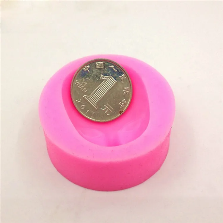 Y4848 Cute Doll Head Face Moulds Fondant Cakes Decor Tools Silicone Molds Sugarcrafts Chocolate Baking Tools