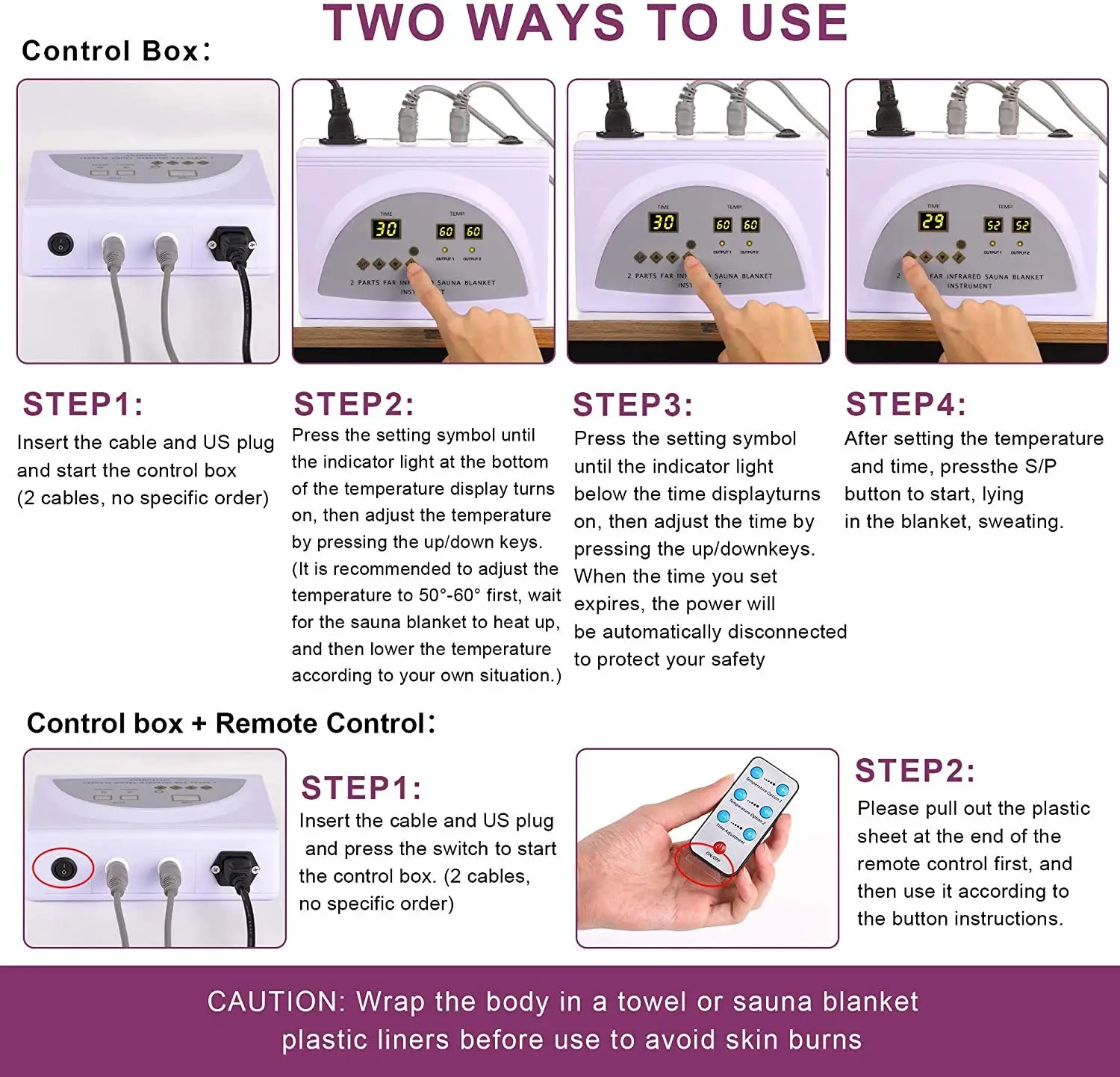 Home Improvement Portable Sauna Spa Blanket Household Far Infrared Steaming Sauna Blanket For Weight Loss And Detox