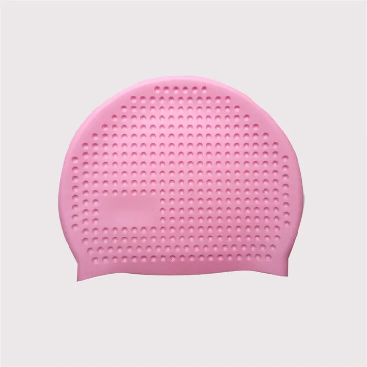 Новый дизайн, водонепроницаемые шапочки для плавания из 100% силикона на выбор цвета, устойчивые к высоким температурам