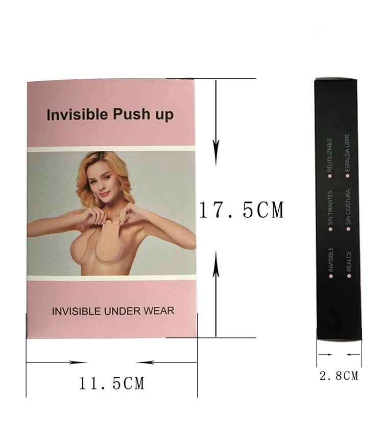 intimates accessories silicone adhesive invisible breast Lift Push Up adhesive pasties sticky bra Rabbit for nipple cover