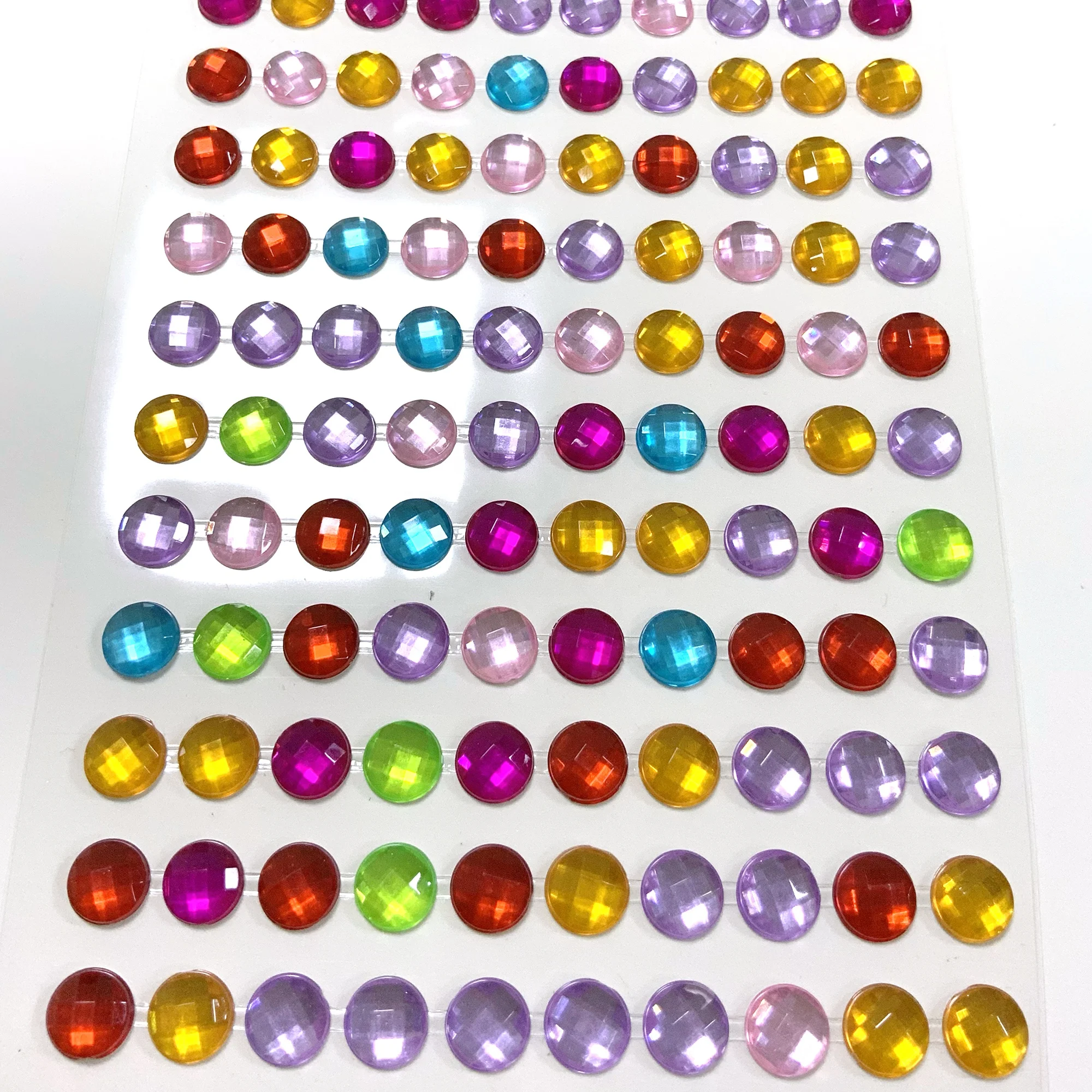 900Pieces 4mm Colorful Bling Diamond Self Adhesive Rhinestone Sticker Sheet for DIY Crafts
