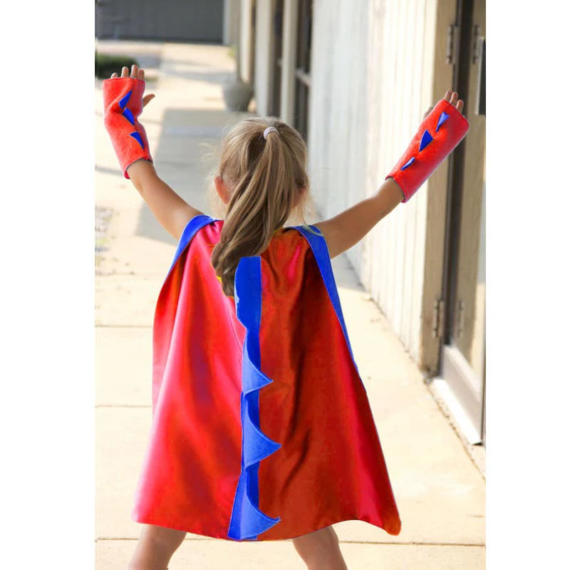Festival Fancy Dress Christmas Party Cloak Wizard Robe Suit Kids Halloween Costume Dragon-Costume Dinosaur-Capes for kids