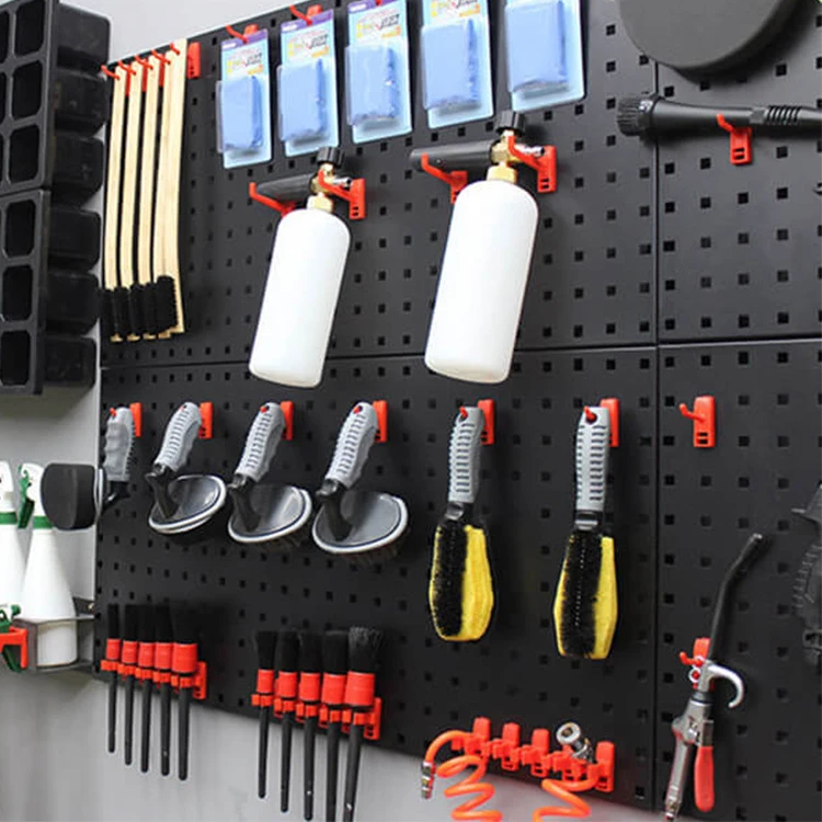 Decoration Office School Home Factory Mass Production Tools Storage Organizer Perforated metal Display Pegboard Rack