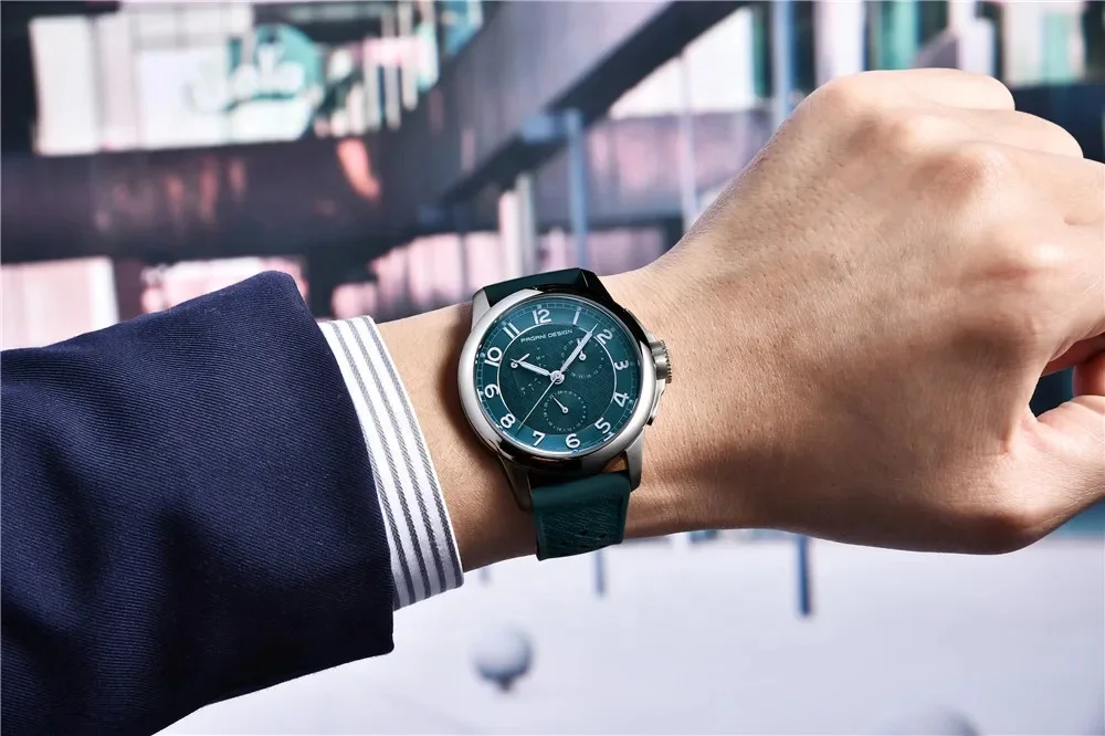 Pagani Design 1780 Sapphire Glass Stainless Steel Chronograph Quartz Watches Men Wrist Relojes Pagani Design