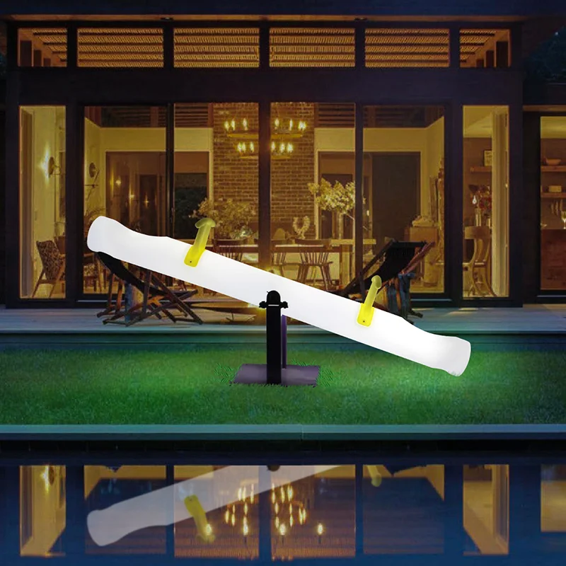 Funny park teetertotter Waterproof LED party Illuminated light up seesaw