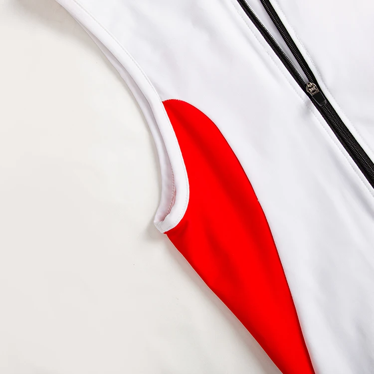 Unisex Breathable Plus Size Sublimation Printing Shorts Rear Pocket Customizable Sleeveless Triathlon Suit