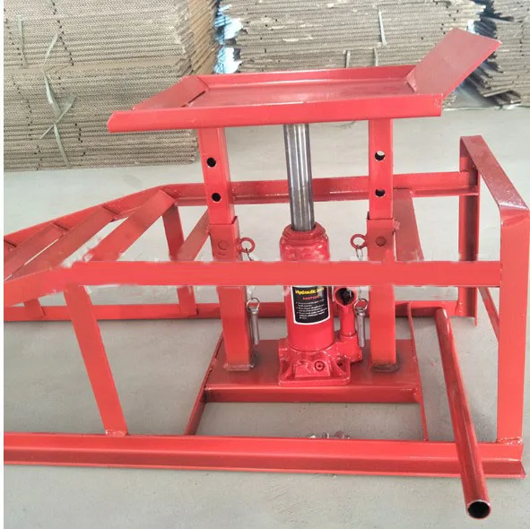 Vehicle maintenance barrier free wear-resistant ramp anti-skid lifting slope