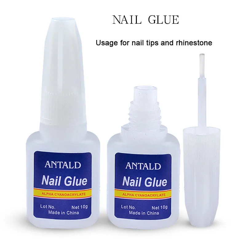 wholesale MSDS CNAS Approved Custom Private Label Acrylic False Fake Nail Tips Glue 2g 3g 10g Pink Brush Presse On Nail Glue Gel