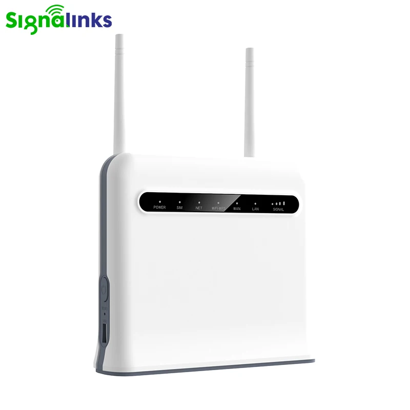 Signalinks 1000Mbps Wifi Router With Dc Power 4G Wifi Router 4G Lte With Sim Card Slot