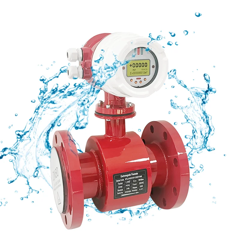 Good Price DN400 Pipe Clamp Flow Meter For Water/Electromagnetic Flow Meter Manufacturer